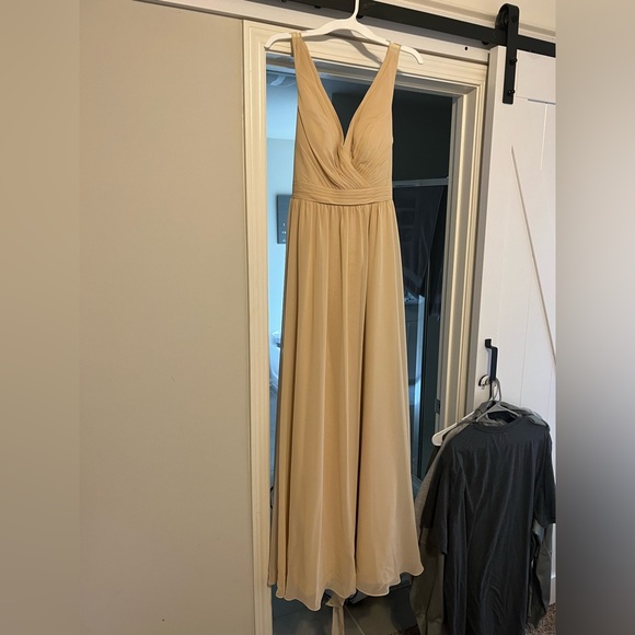 Azazie Kora Bridesmaid dress in Champagne - Picture 3 of 4